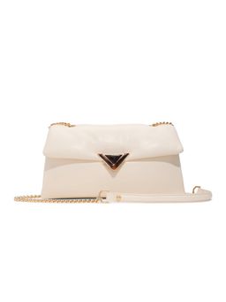 Aldo - Largesoftpuff Womens Beige Sling Bag With Charm