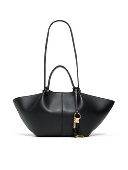 Aldo - Meava Womens Black Satchel Bag With Detachable Strap & Two Pouches