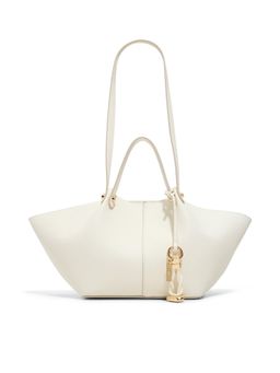Aldo - Meava Womens Beige Satchel Bag With Detachable Strap & Two Pouches