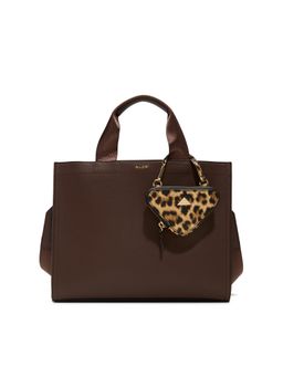 Aldo - Mtl72Bag Womens Brown Satchel Bag With Detachable Strap & Two Pouches