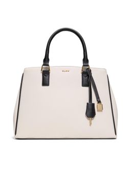 Aldo - Nanever Womens Beige Satchel Bag With Detachable Strap