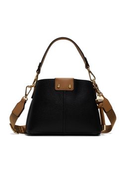 Aldo - Sloanie Womens Black Sling Bag With Detachable Strap & Charm