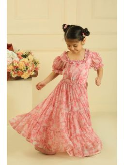LH - Charm- Long Flared Tiered Dress