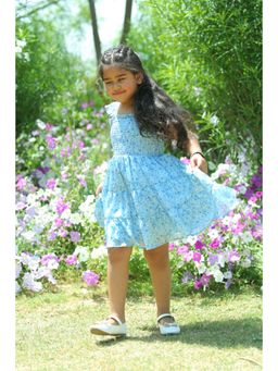 LH - Tanya Tierred Frill Dress - Fit and Flared Chiffon Dress