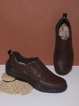 EZOK - Men Brown Formal Loafers