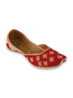 Desi Colour - Women Mehrun Red Juttis