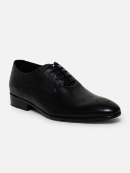 EZOK - Men Black Brogues Formal Shoes