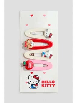 H&M - Girls White 4-Pack Hair Clips