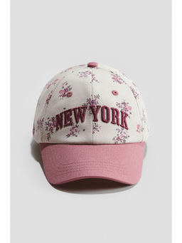 H&M - Girls Beige Cotton Twill Cap
