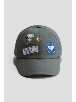 H&M - Boys Green Printed Twill Cap