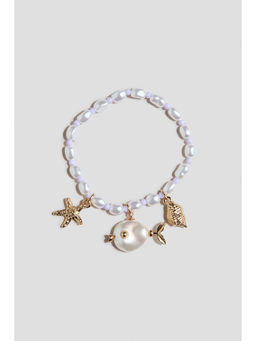 H&M - Girls White Charm Bracelet