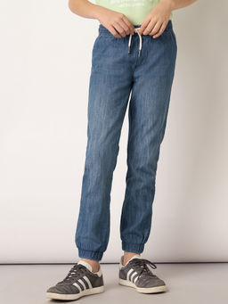 Jack & Jones Junior - Boys Solid Light Blue Jeans