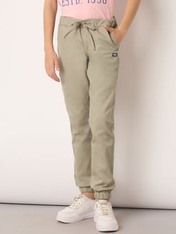 Jack & Jones Junior - Boys Solid Green Joggers