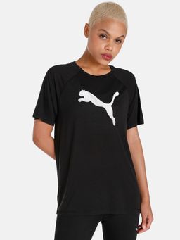 Puma - Evostripe Womens Black T-shirt