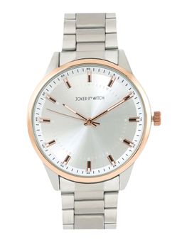 Joker and Witch - Joker & Witch Shangai All Silver Dial Metallic Link Strap Analog Mens Watch