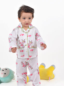 Moms Home - Organic Cotton Baby Sleepsuit Giraffe (3-4 Years)