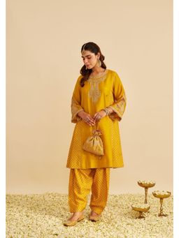 Sheetal Batra - Jeriah - Mustard Short Kurta With Salwar And Dupatta
