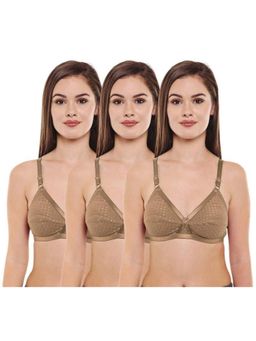 Bodycare - Pack of 3 Premium Perfect Coverage Bra In Skin Colour