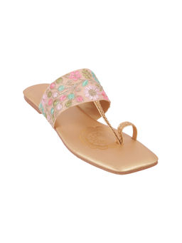 Mochi - Gold Casual Flats