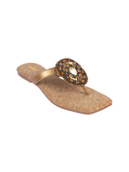 Mochi - Gold Casual Flats