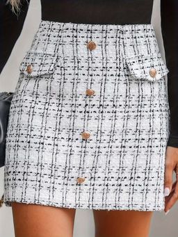 Outzidr - Women Twead Skirt