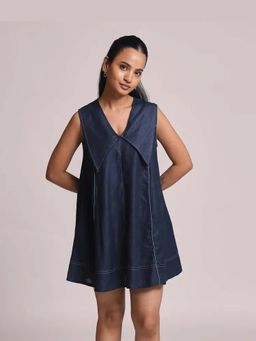 B Label - Navy Poppy Sailor Dress