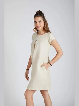 B Label - Beige Willow A Line Dress