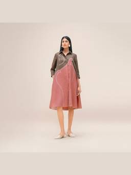 AMPM - Women Multi-Color Colorblock Dress