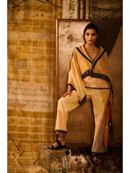 Banana Labs - Sequence Asymmetric Cotton Kaftan Set