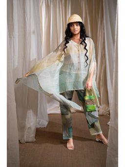 Banana Labs - Marina Piano Mul Kaftan with Pants and Slip