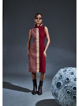 Banana Labs - Crater Stormy Maroon Dress
