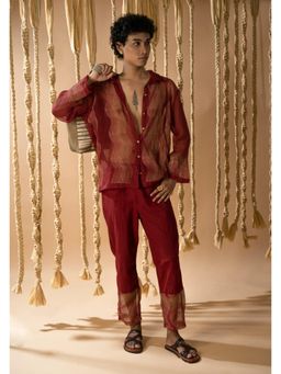 Banana Labs - Aurum Man Maroon Co-Ord Set