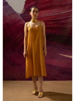 Banana Labs - Aurum Auric Mustard Slip Dress