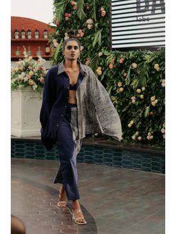 Banana Labs - Navy Textured Crossroads Co-Ord Set