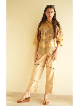 Banana Labs - Crossroads Beige Wave Co-Ord Set