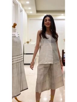 Banana Labs - Monochrome Stripey White Coord Set