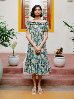 House of Fett - Lovebird Tropical Summer Dress