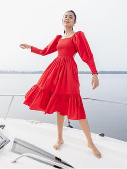 House of Fett - Garnet Cutout Dress