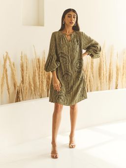 House of Fett - Fern Embroidered Dress