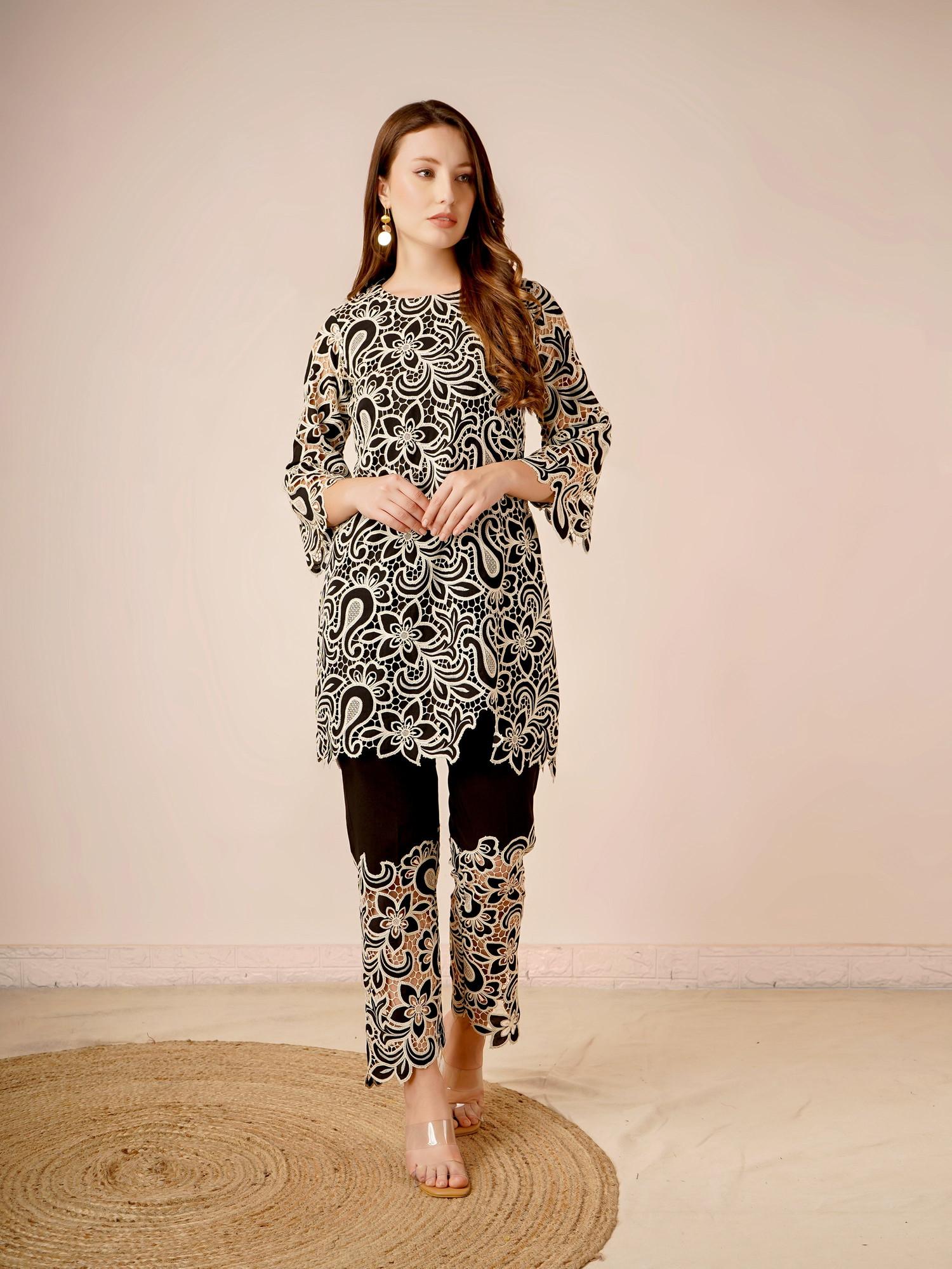 Kaira Polyester Black Co-Ord Set-picture-39