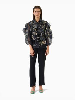 TRISARA - Rosy Radiance Co-Ord Set with Pant