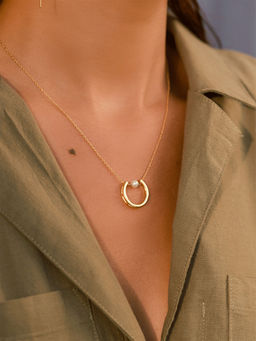 Shaya by CaratLane - So Wearable Necklace in Gold Plated 925 Silver