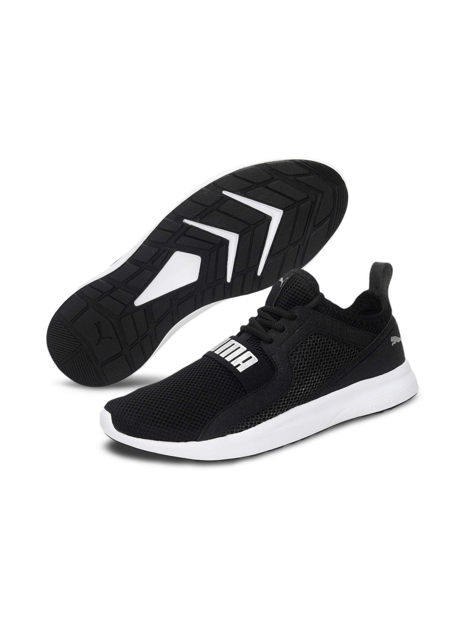 Puma Troy MU Mens Black Sneakers (UK 