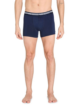 Puma - Stretch Stripes Mens Black Trunks (Pack of 2)