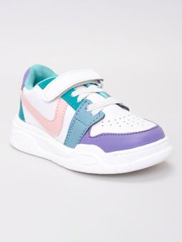 Hopscotch - Color-Block Velcro Multi-Color Sneakers
