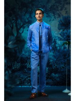 MANDIRA WIRK - Sapphire Short Kurta Jacket Set