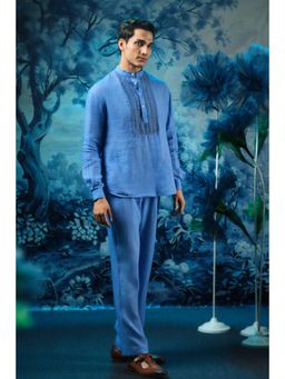 MANDIRA WIRK - Wild Blue Short Kurta Set