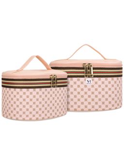 NFI Essentials - Makeup Box Cosmetic Box Jewellery Box Trousseau Box Vanity Box, Set of 2