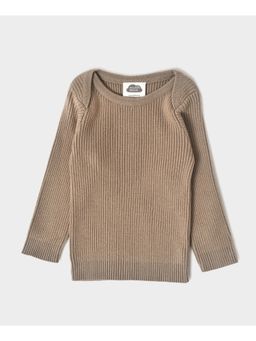 Mi Arcus - Kids Full Sleeve Brown Thermal Innerwear Top