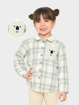 Mi Arcus - Cotton Check Printed Full Sleeve Shirt for Boys